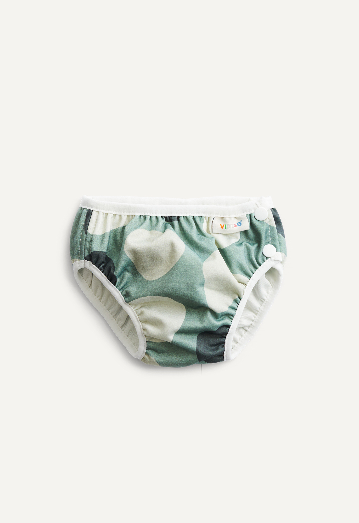 Swim Diaper, Green shapes