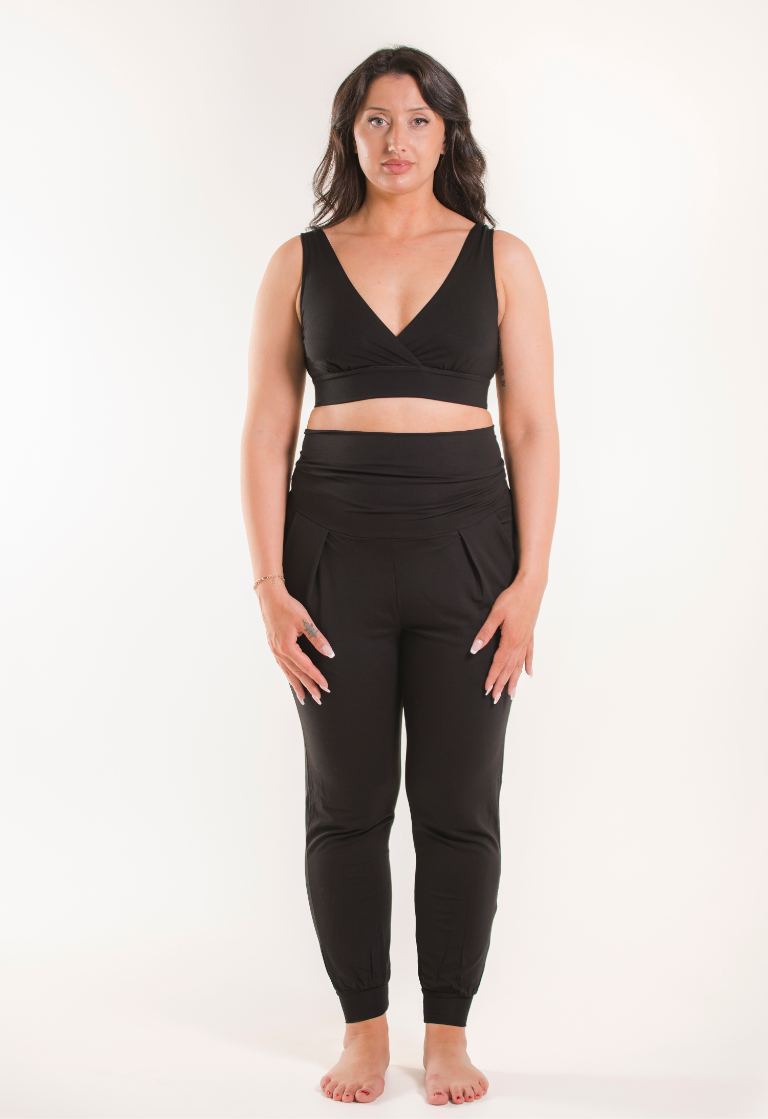 Soft maternity pants - Black